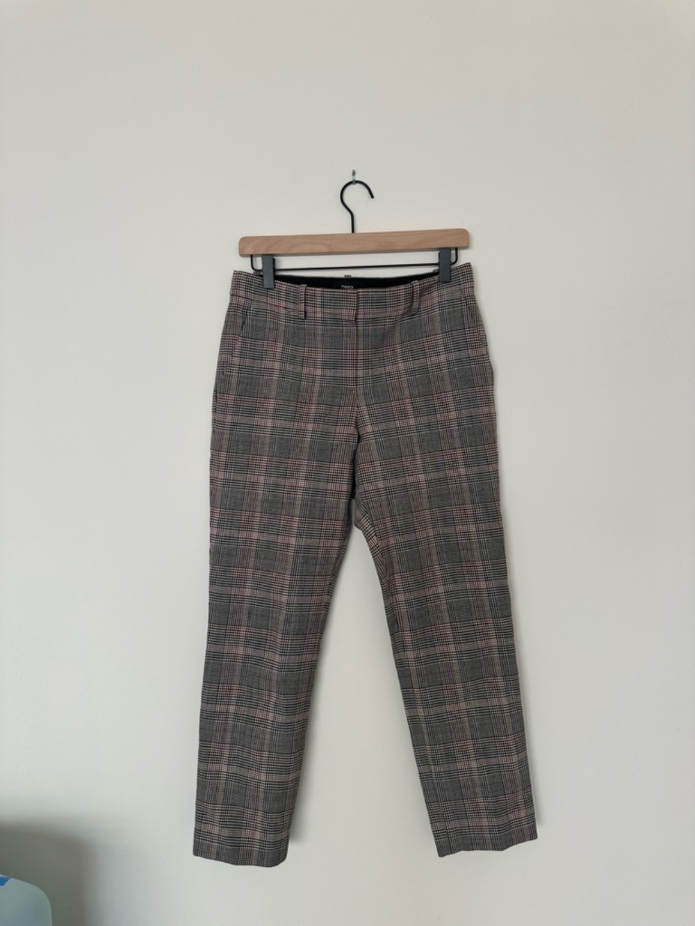 Theory Plaid dress pants size 4